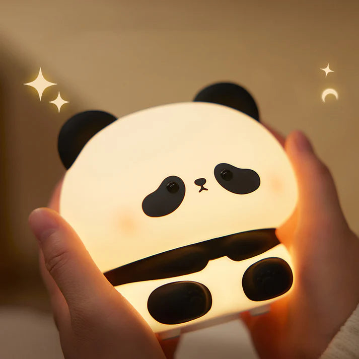 Veilleuses mignonnes et spongieuses Kawaii, lampe à tapotement souple - Cadeau parfait 🎁