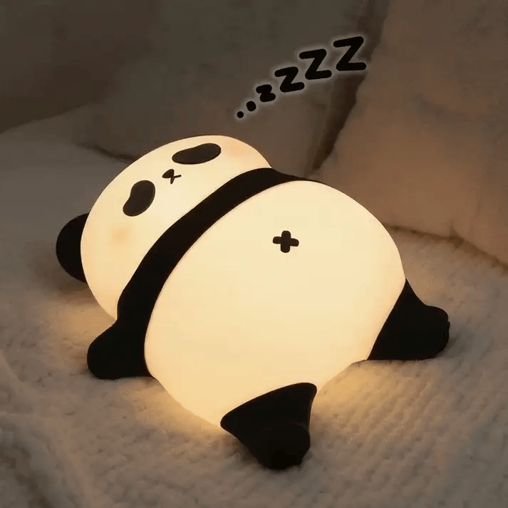 Veilleuses mignonnes et spongieuses Kawaii, lampe à tapotement souple - Cadeau parfait 🎁