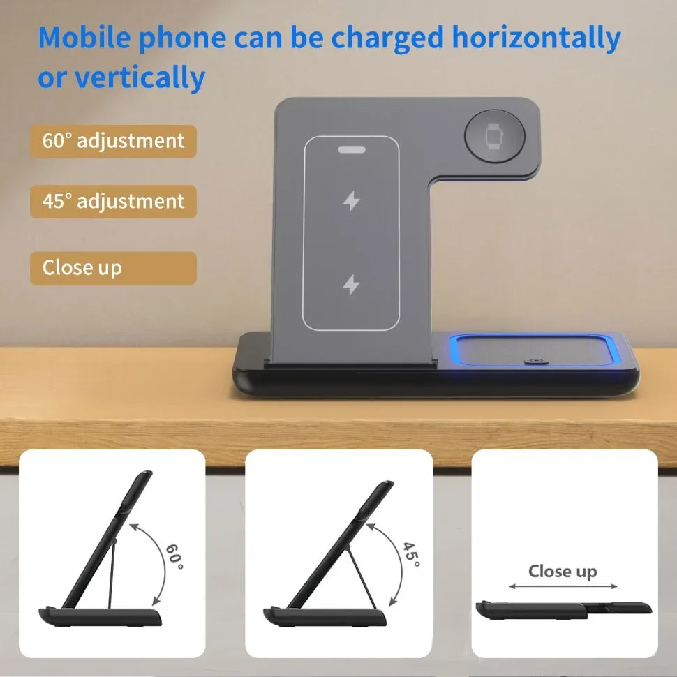 Chargeur magnétique 3 en 1